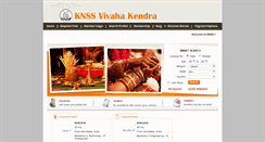 Desktop Screenshot of knssvivahakendra.com