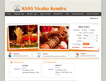 Tablet Screenshot of knssvivahakendra.com